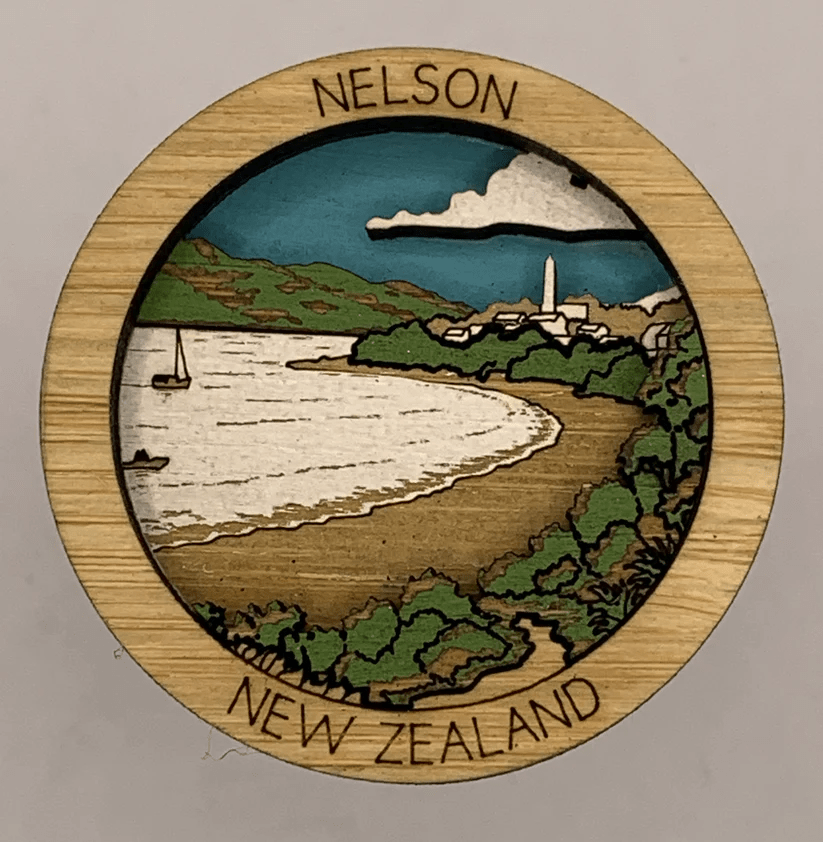 Laser Studio | NZ Places Magnetic Hotspot Minis - milk + honey