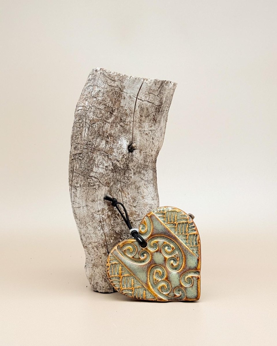 Art by Design | Ceramic Swing Heart - milk + honey