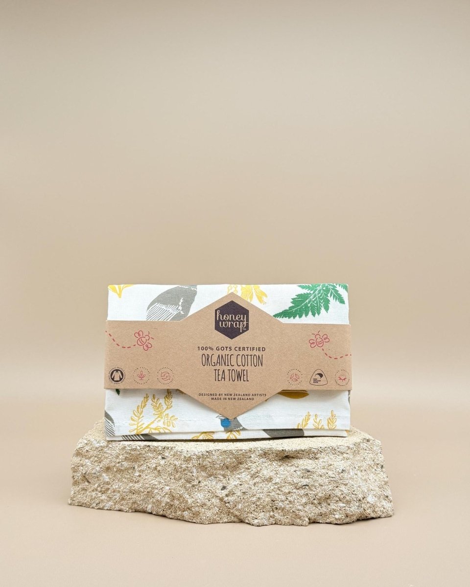 Honeywrap | Organic cotton tea towels - milk + honey