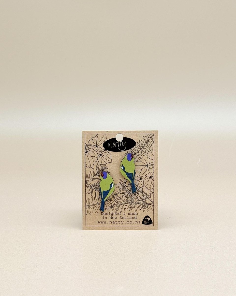 Natty | Wellington | Native Bird Earrings - milk + honey
