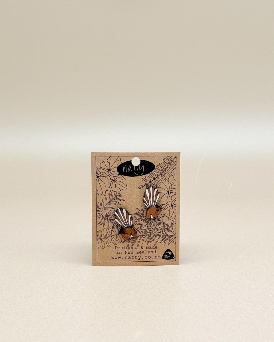 Natty | Wellington | Native Bird Earrings - milk + honey