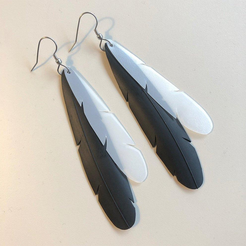 RePurposed | Auckland | Birds of Aotearoa Earrings - milk + honey