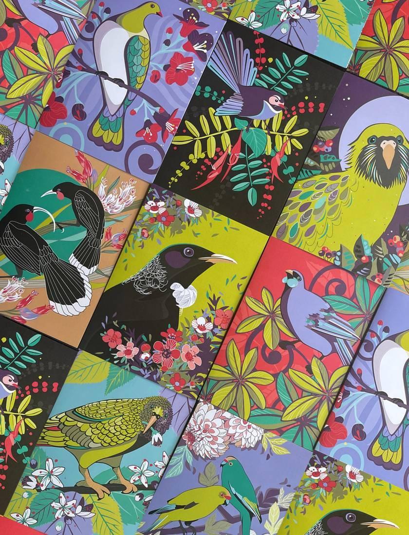 RePurposed | Auckland | Birds of a Feather Greeting Cards - milk + honey