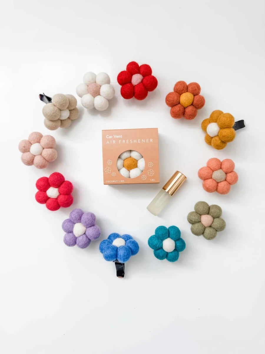 Store 17 | Daisy Car Clip On Diffuser - milk + honey