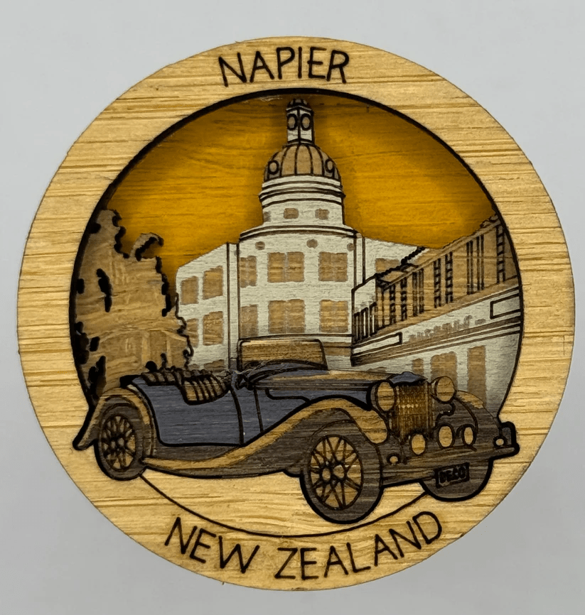 Laser Studio | NZ Places Magnetic Hotspot Minis - milk + honey