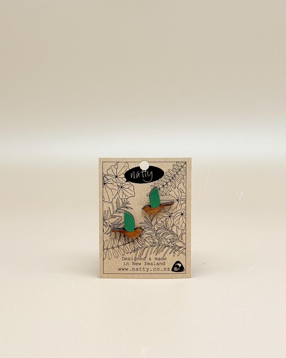 Natty | Wellington | Native Bird Earrings - milk + honey