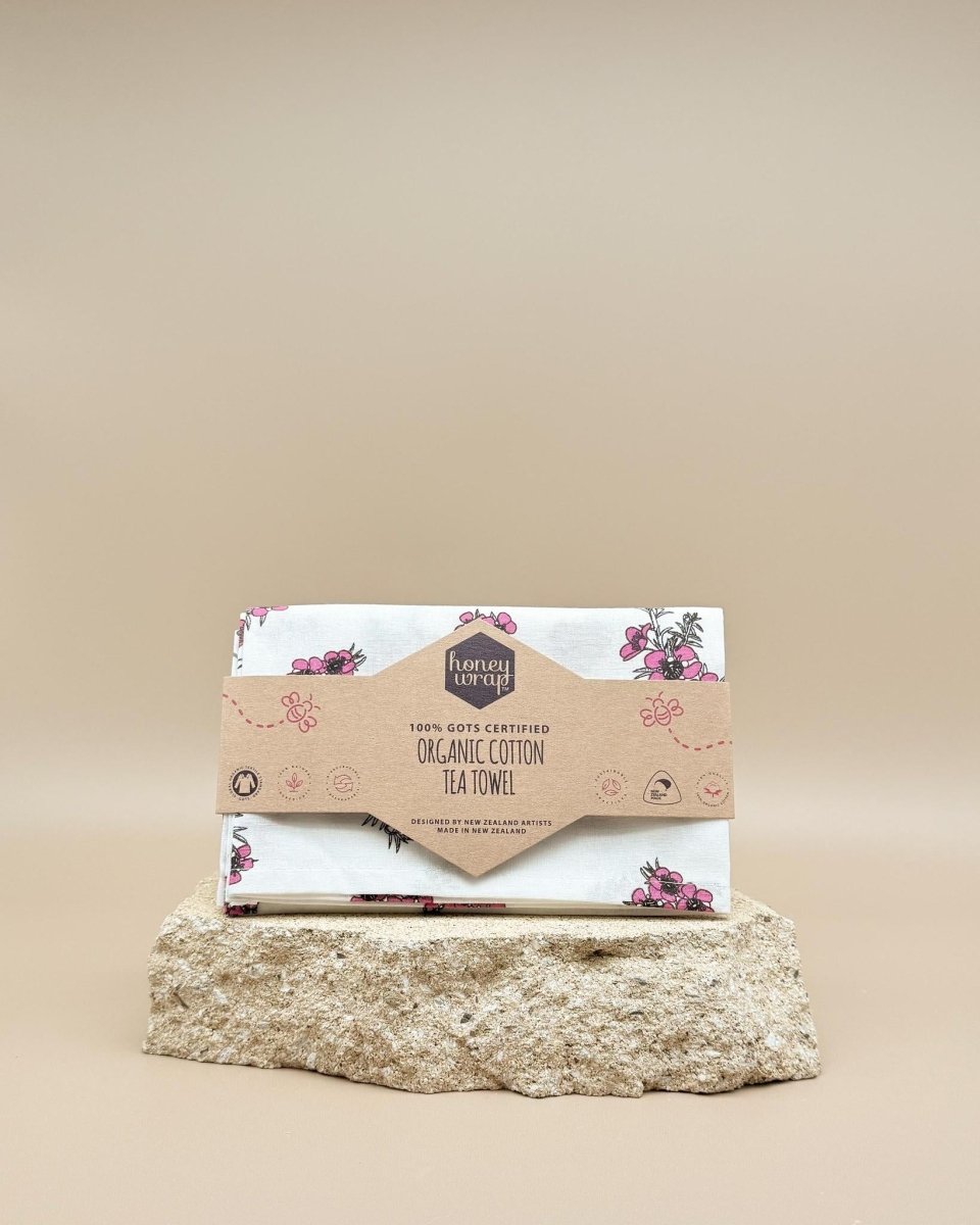 Honeywrap | Organic cotton tea towels - milk + honey