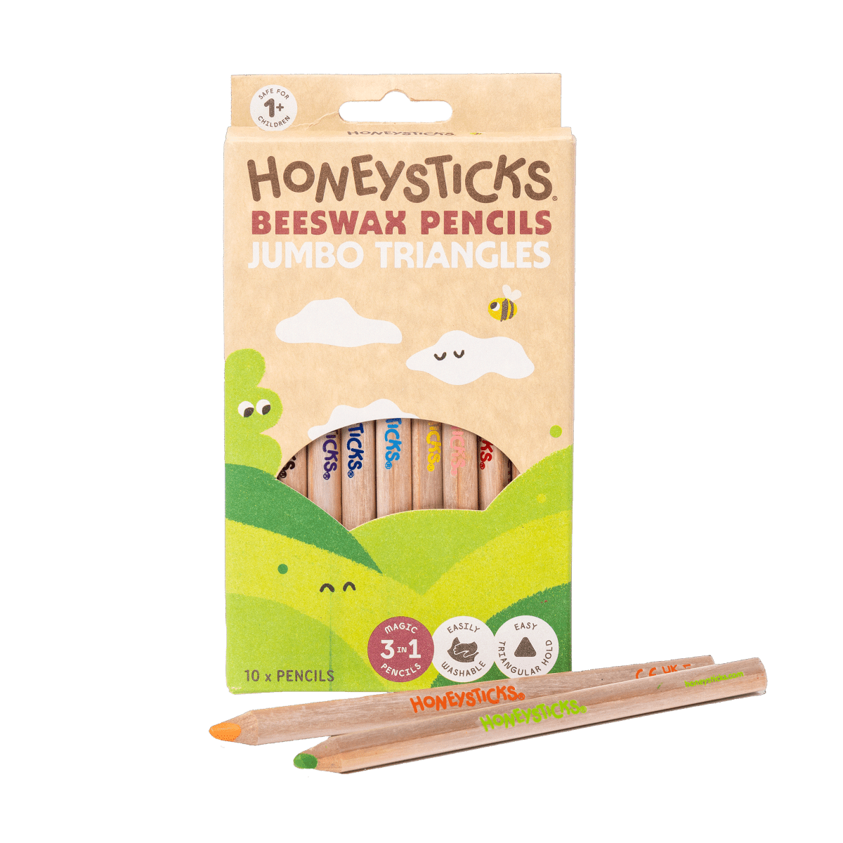 Honeysticks | Beeswax Colouring Pencils - milk + honey