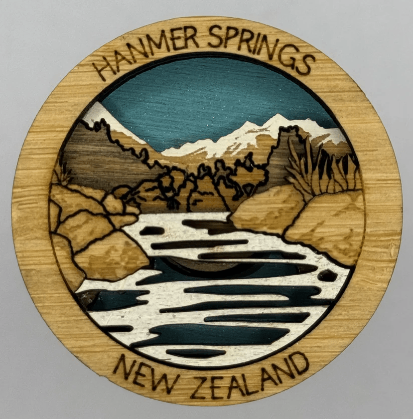 Laser Studio | NZ Places Magnetic Hotspot Minis - milk + honey