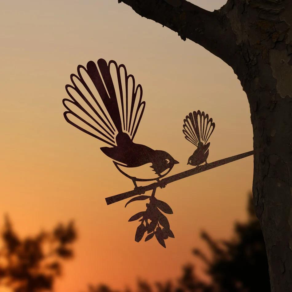 Metalbird | Matakana | Tree Stakes - milk + honey