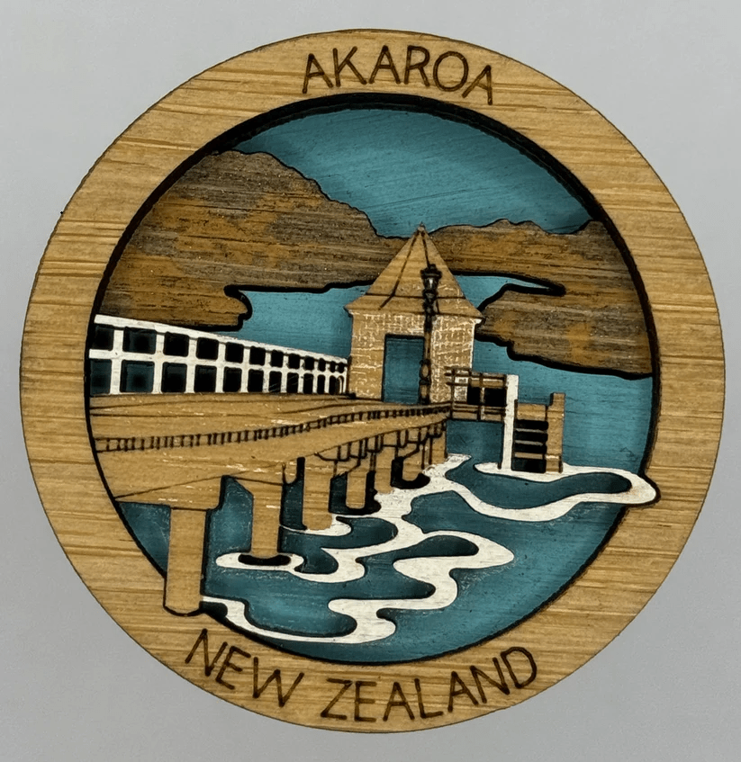 Laser Studio | NZ Places Magnetic Hotspot Minis - milk + honey