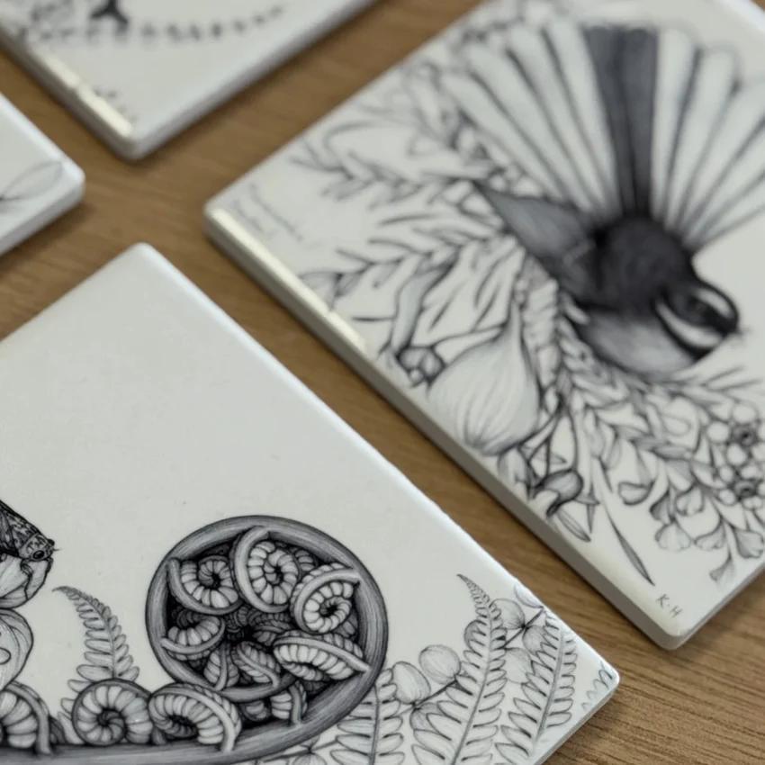 Katy Hayward | Tutukaka | Coasters - milk + honey