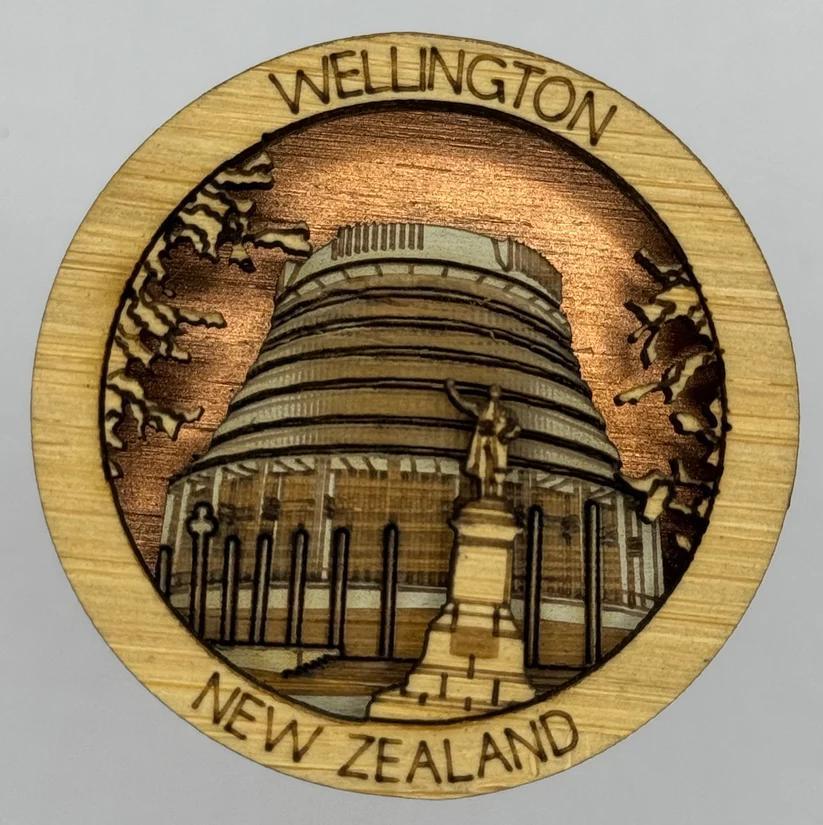 Laser Studio | NZ Places Magnetic Hotspot Minis - milk + honey