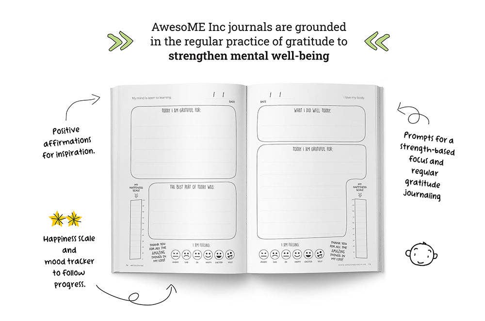 Awesome Inc | Gratitude Journal for Kids - milk + honey