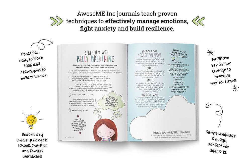 Awesome Inc | Gratitude Journal for Kids - milk + honey