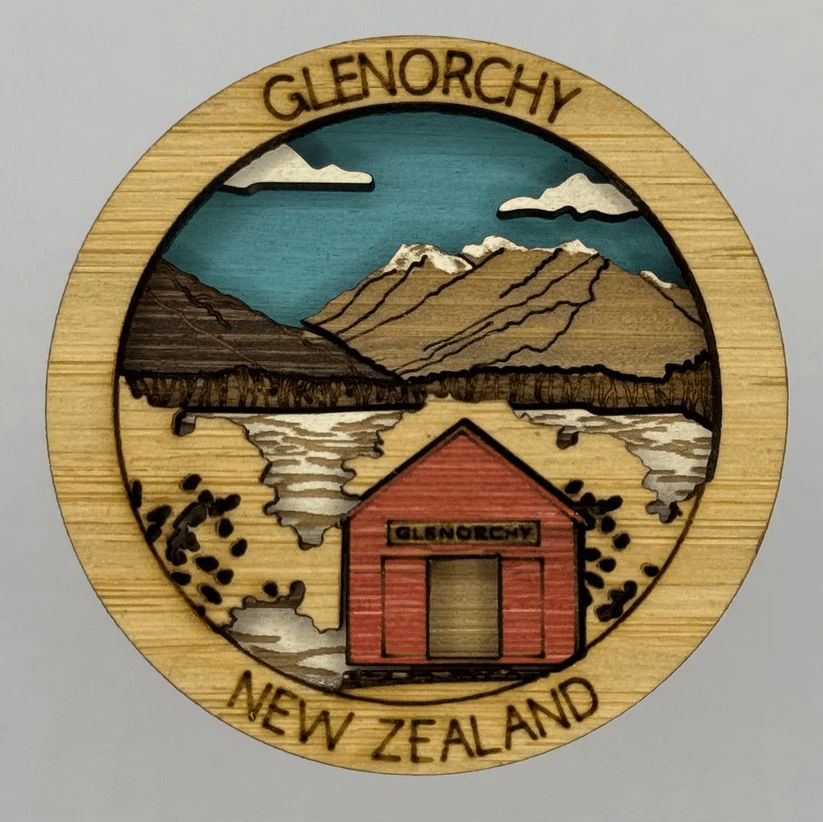 Laser Studio | NZ Places Magnetic Hotspot Minis - milk + honey