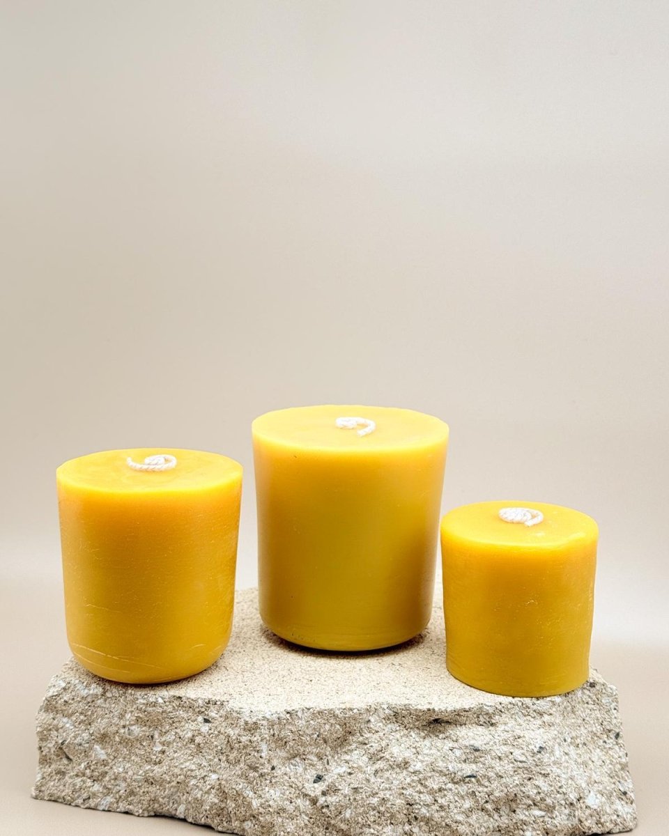 Pī Ākau Honey | Blenheim | Beeswax Candles - milk + honey