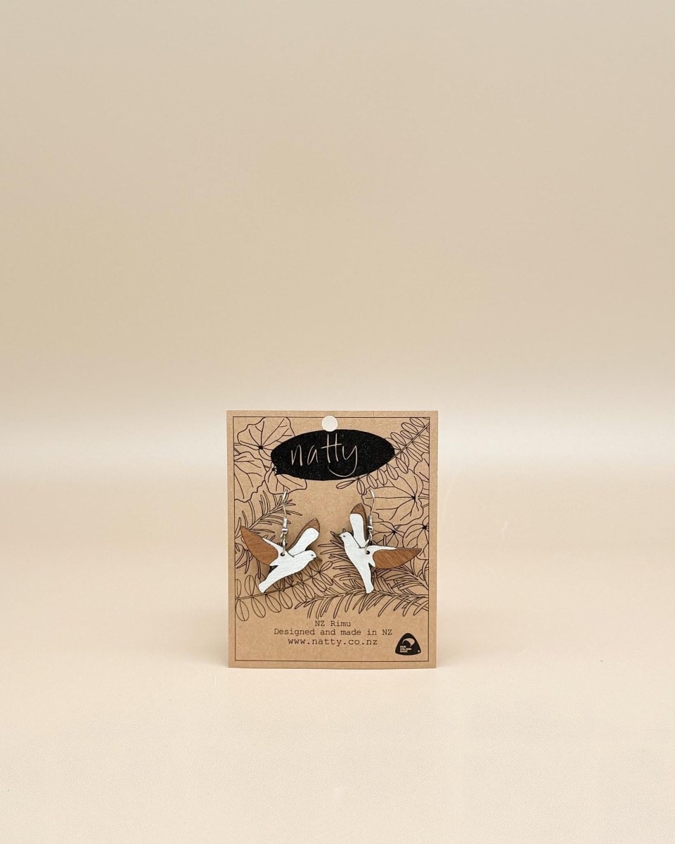 Natty | Wellington | Native Bird Earrings - milk + honey