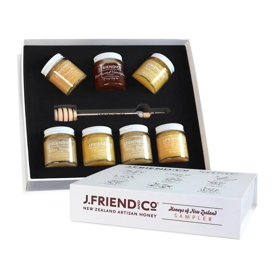 J Friend & Co | Christchurch | Honeys of NZ Sampler - milk + honey