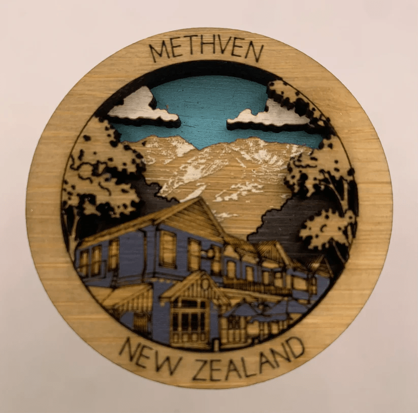 Laser Studio | NZ Places Magnetic Hotspot Minis - milk + honey