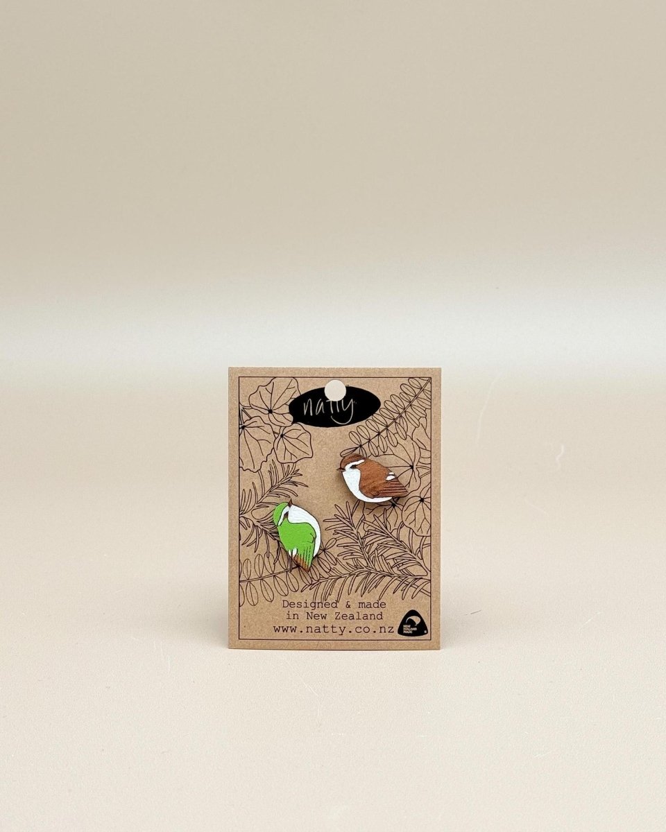 Natty | Wellington | Native Bird Earrings - milk + honey