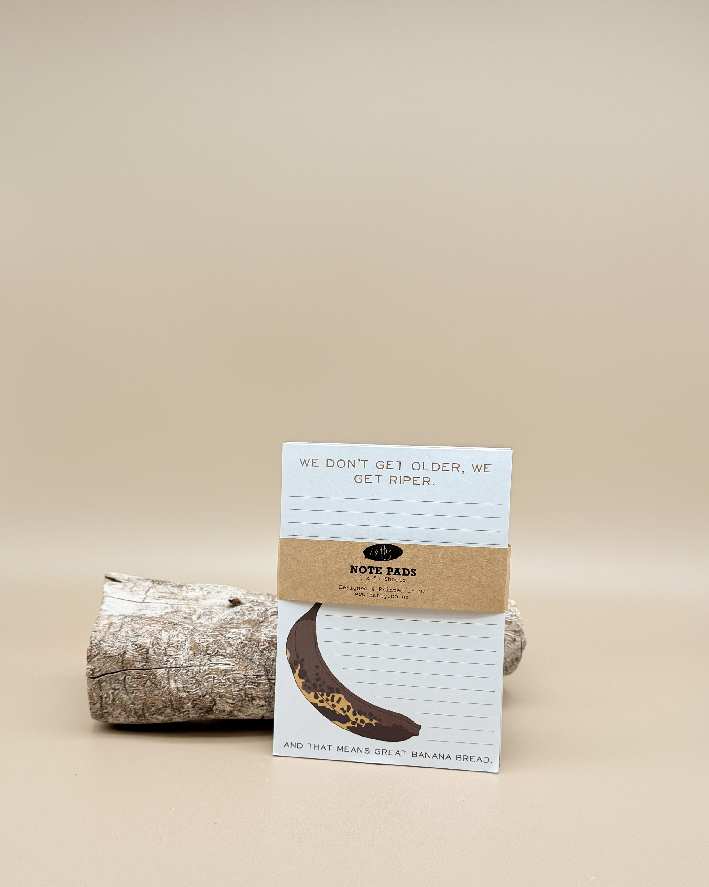 bananas and always on my mind note pad 2 pack