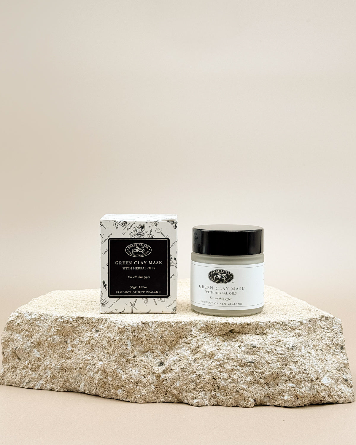 Green Clay Mask with Herbal Oils