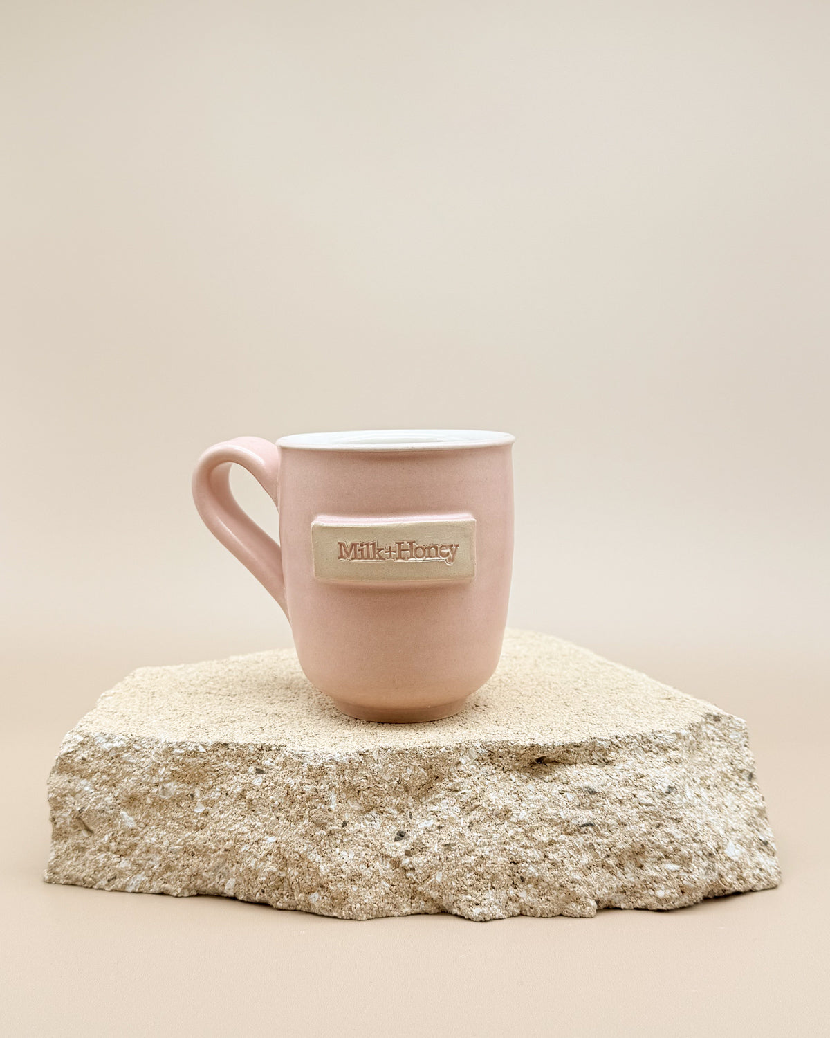 Handled Coffee cup Rose