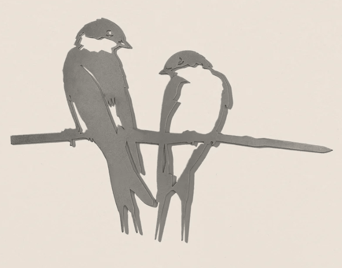 Metalbird | Matakana | Tree Stakes - milk + honey