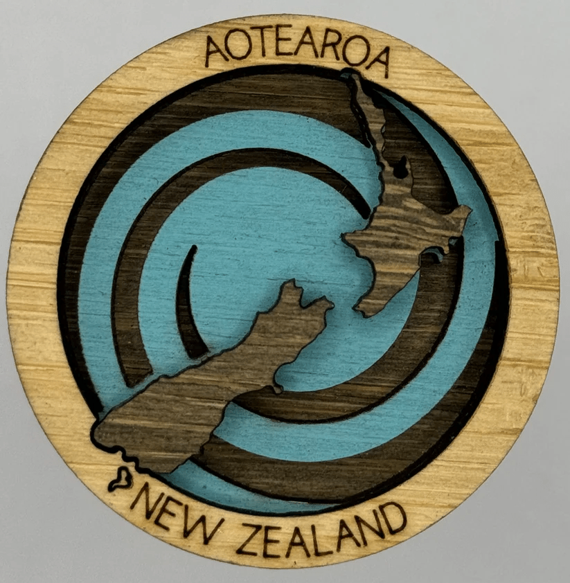 Laser Studio | NZ Places Magnetic Hotspot Minis - milk + honey