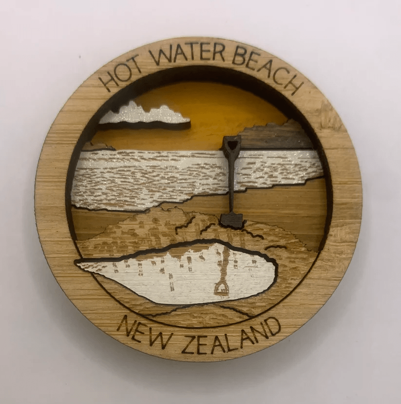 Laser Studio | NZ Places Magnetic Hotspot Minis - milk + honey