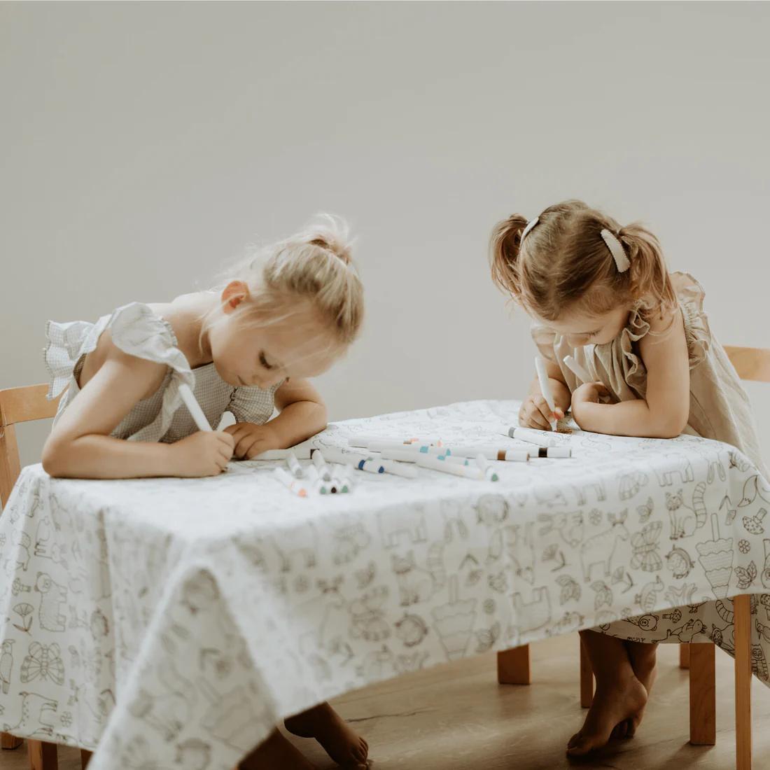 ColourMe Kids | Washable Tablecloth - milk + honey