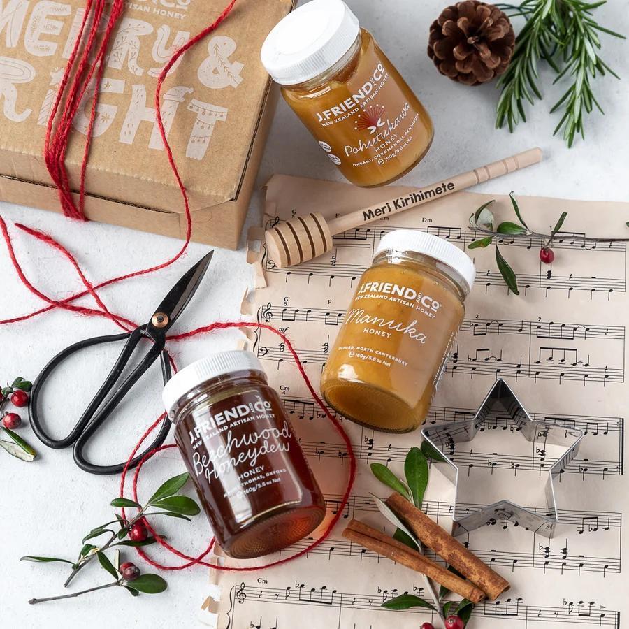 J Friend & Co | Christchurch | Christmas Honey Carry Pack - milk + honey
