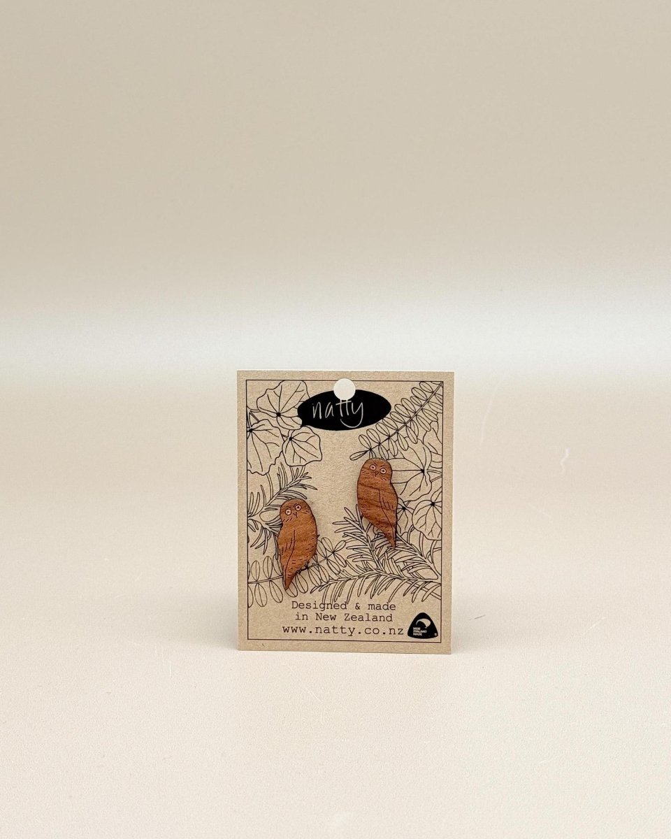 Natty | Wellington | Native Bird Earrings - milk + honey