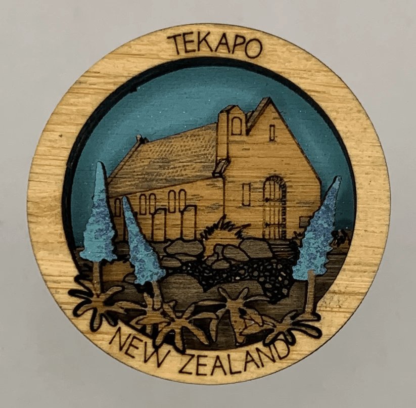 Laser Studio | NZ Places Magnetic Hotspot Minis - milk + honey