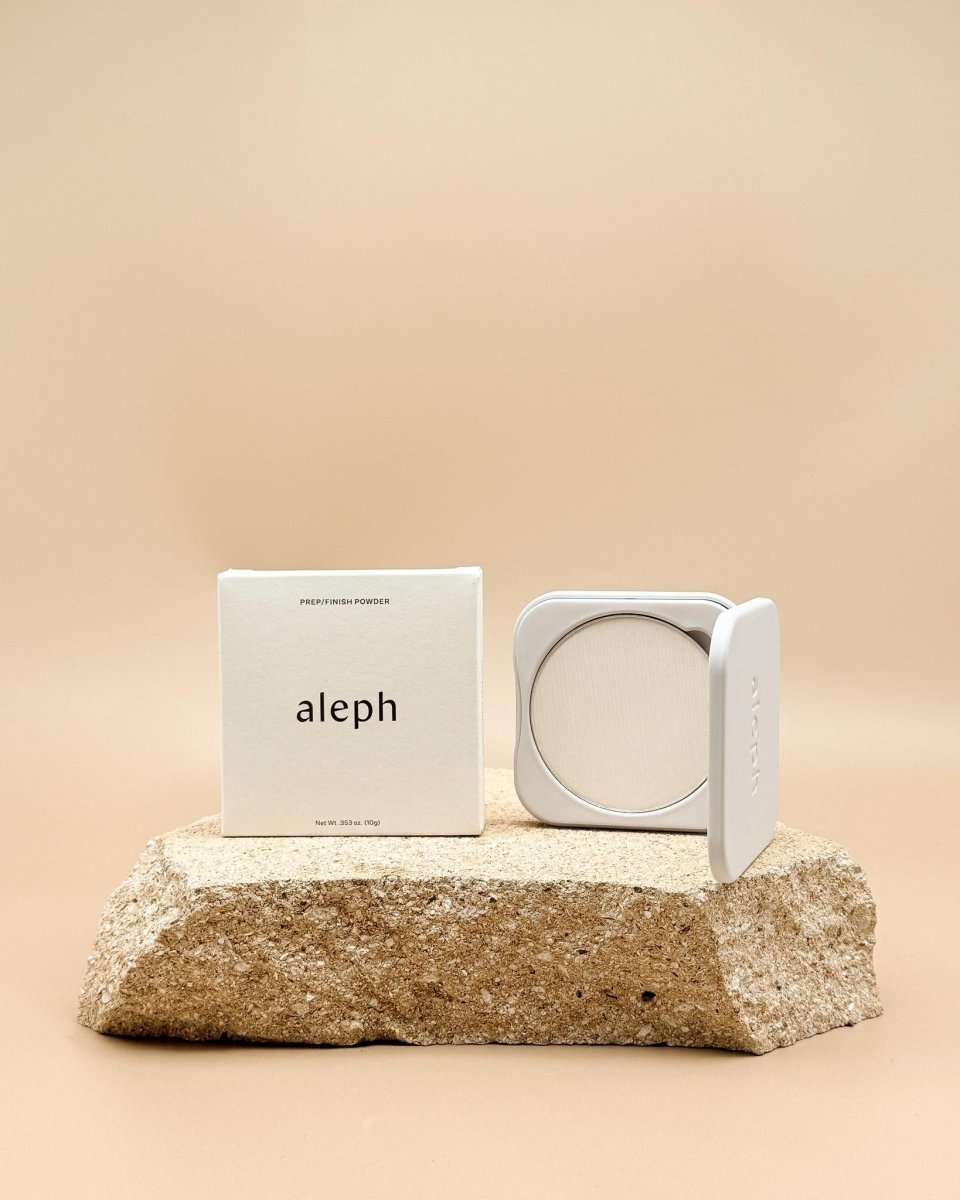 Aleph Beauty | Prep/Finish Powder Compact - milk + honey