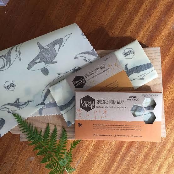 Honeywrap | Waikato | Reusable Beeswax Food Cover Packs - milk + honey