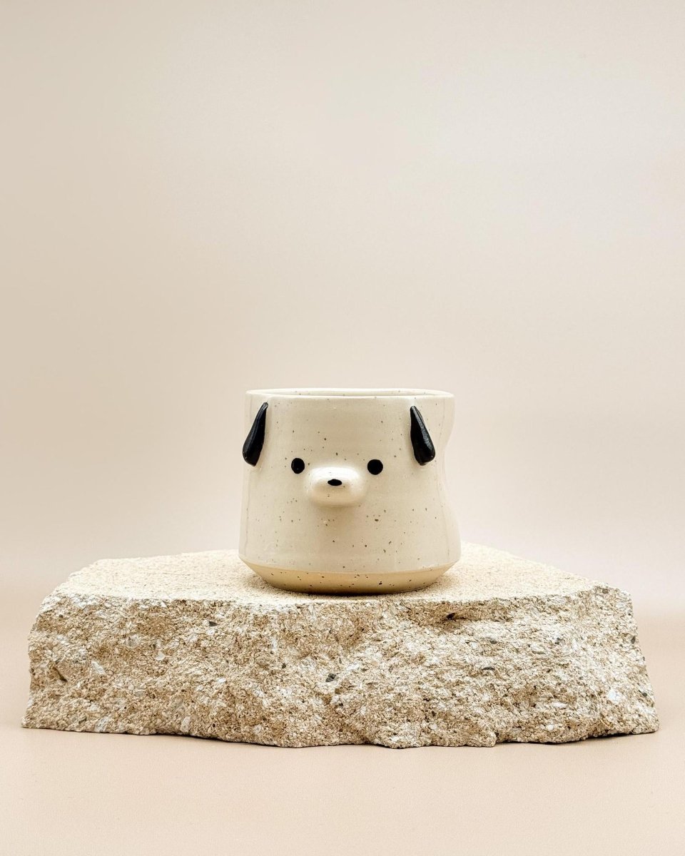 Elamef Creations | Ceramic Animal Cups - milk + honey