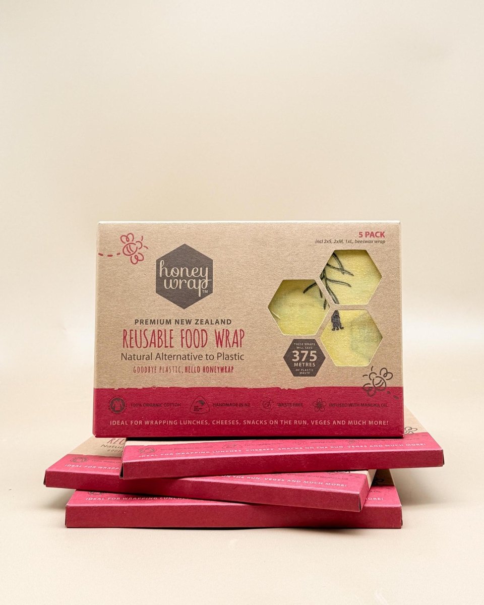 Honeywrap | Waikato | Reusable Beeswax Food Cover Packs - milk + honey