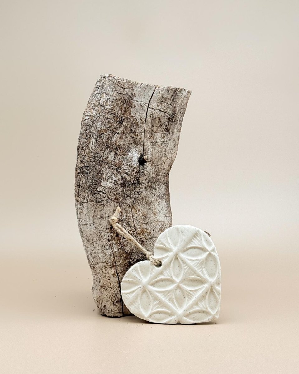 Art by Design | Ceramic Swing Heart - milk + honey