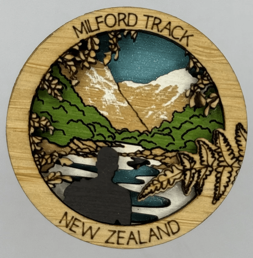 Laser Studio | NZ Places Magnetic Hotspot Minis - milk + honey