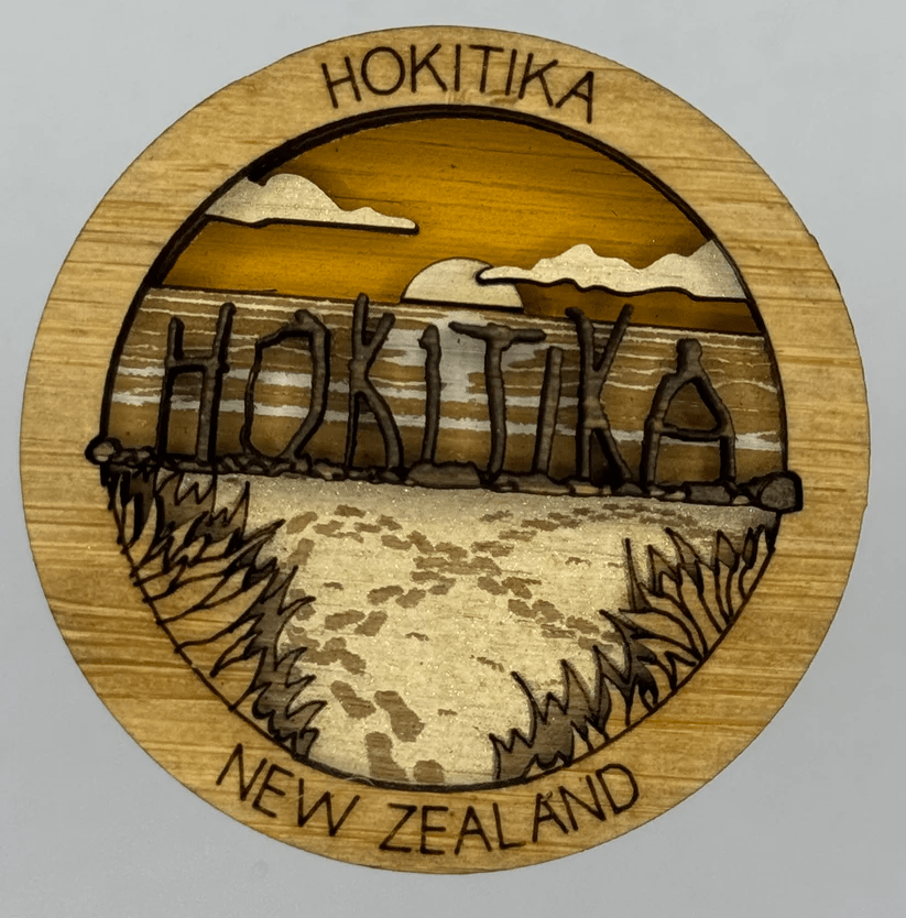 Laser Studio | NZ Places Magnetic Hotspot Minis - milk + honey