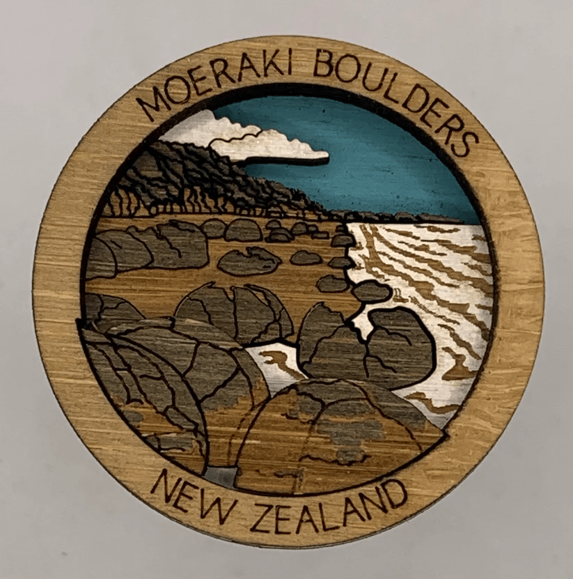 Laser Studio | NZ Places Magnetic Hotspot Minis - milk + honey