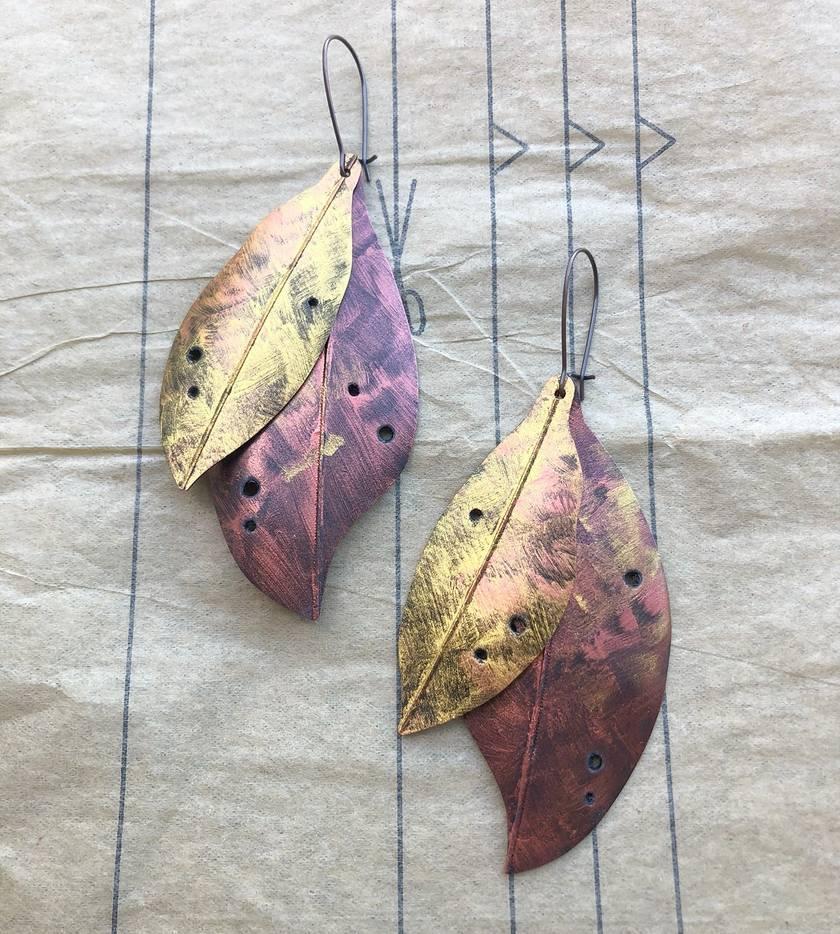 RePurposed | Auckland | Botanical Earrings - milk + honey