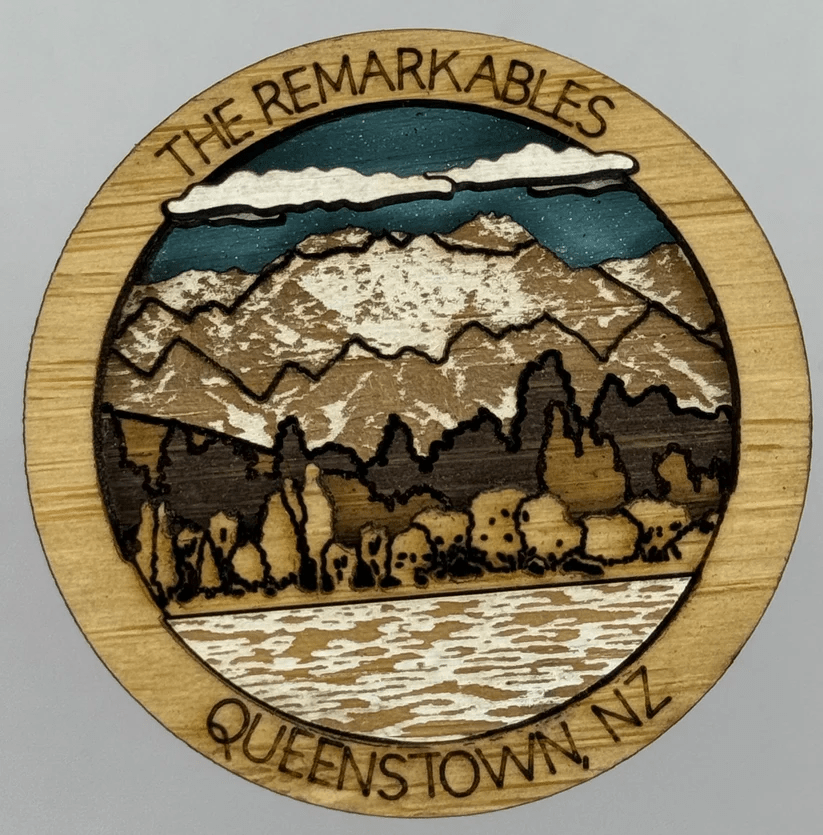 Laser Studio | NZ Places Magnetic Hotspot Minis - milk + honey